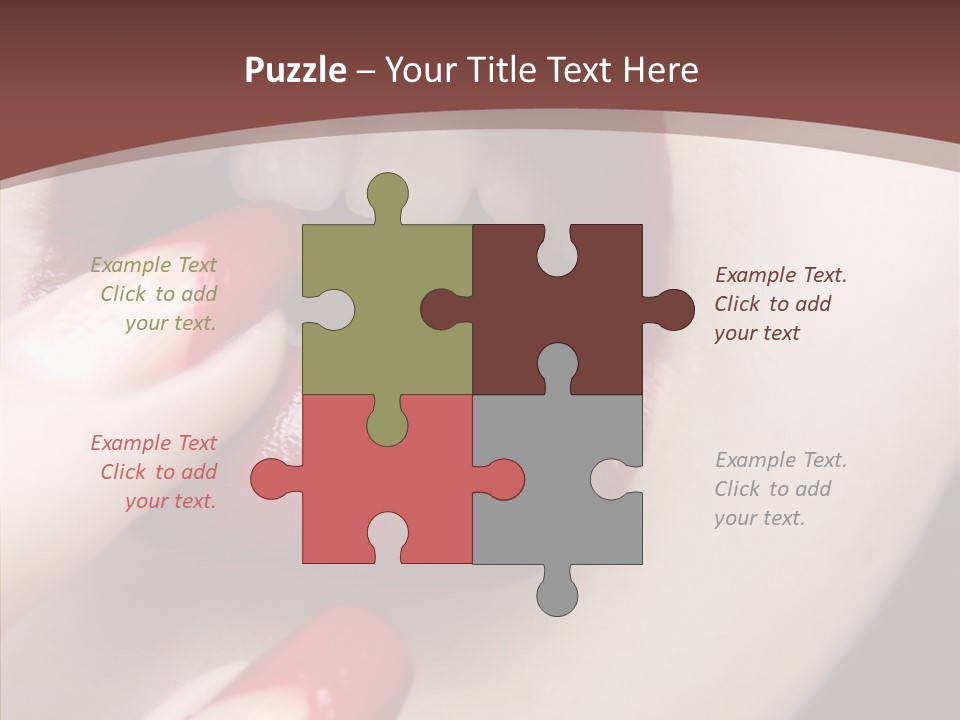 Tissue Gothic Woman PowerPoint Template