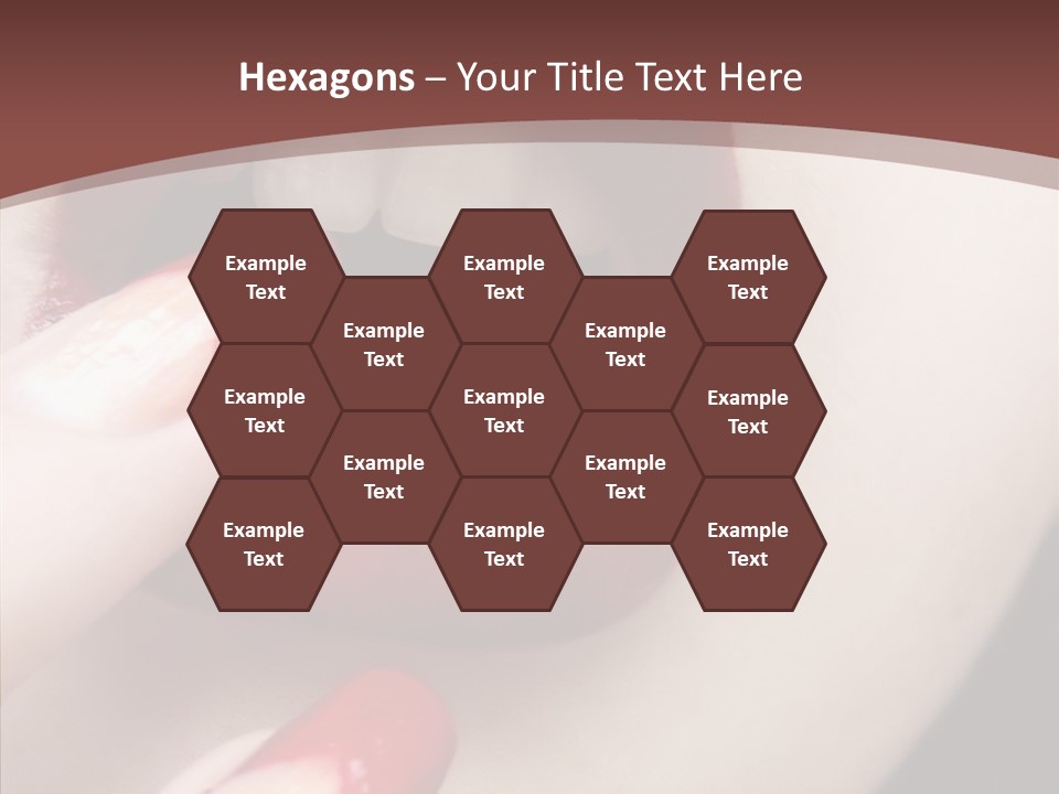 Tissue Gothic Woman PowerPoint Template