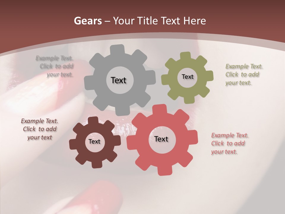 Tissue Gothic Woman PowerPoint Template