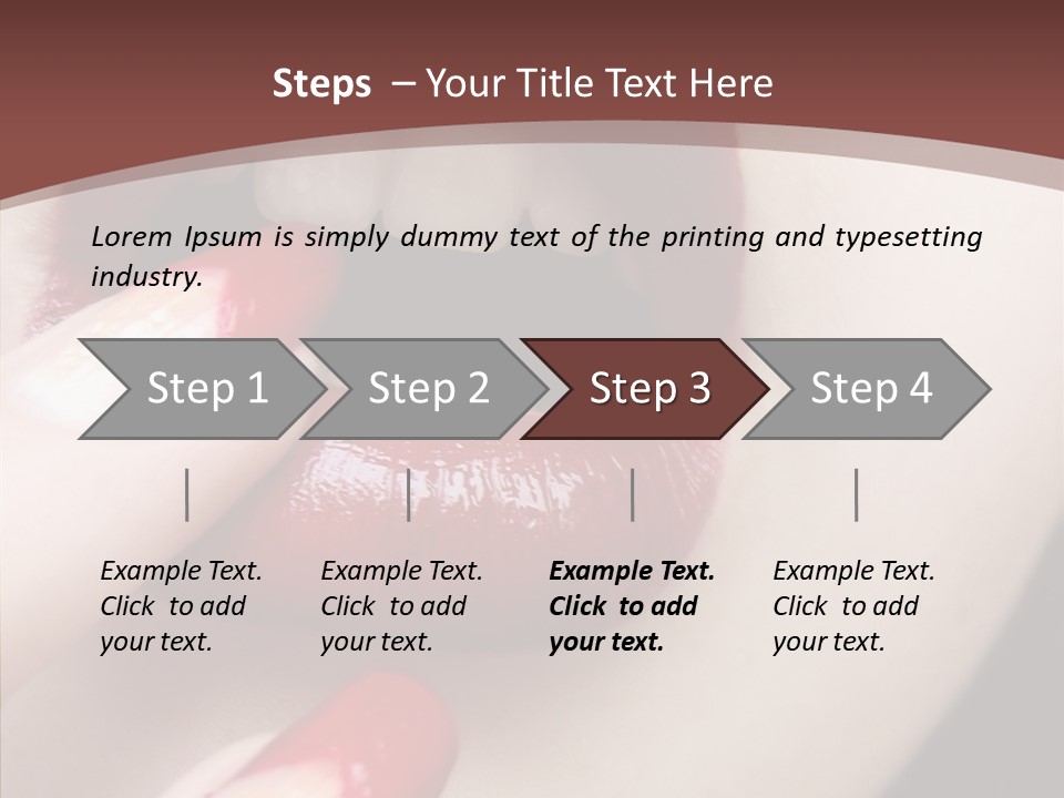 Tissue Gothic Woman PowerPoint Template
