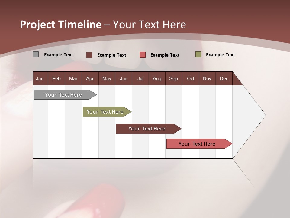 Tissue Gothic Woman PowerPoint Template