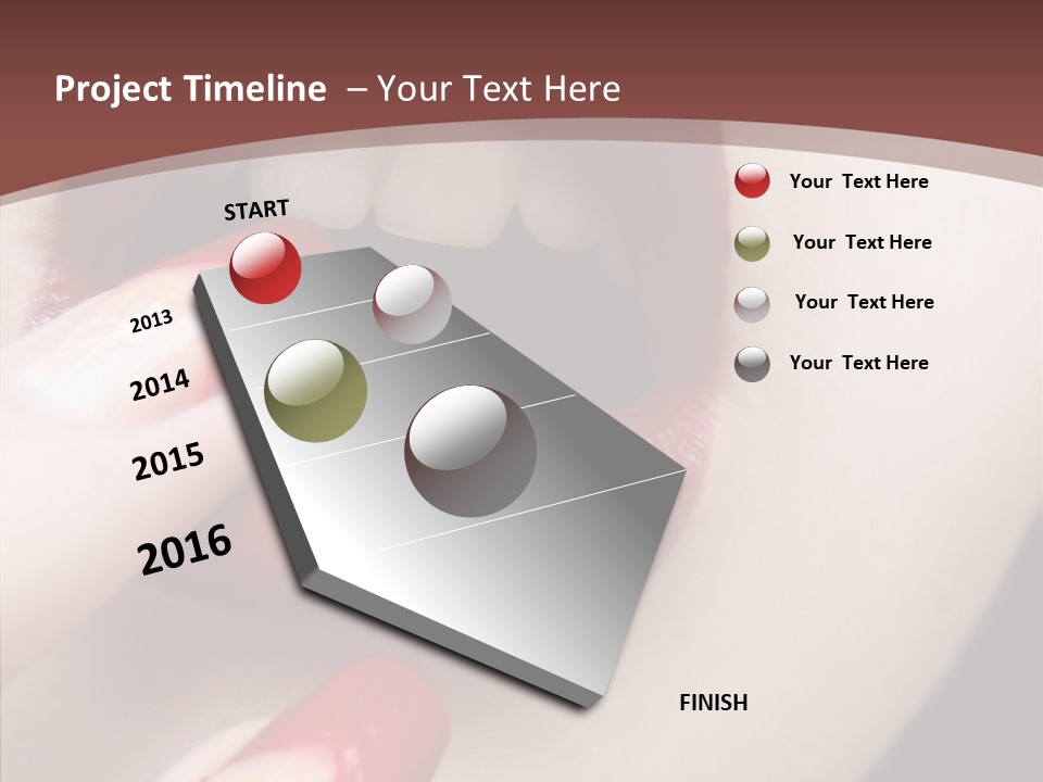 Tissue Gothic Woman PowerPoint Template