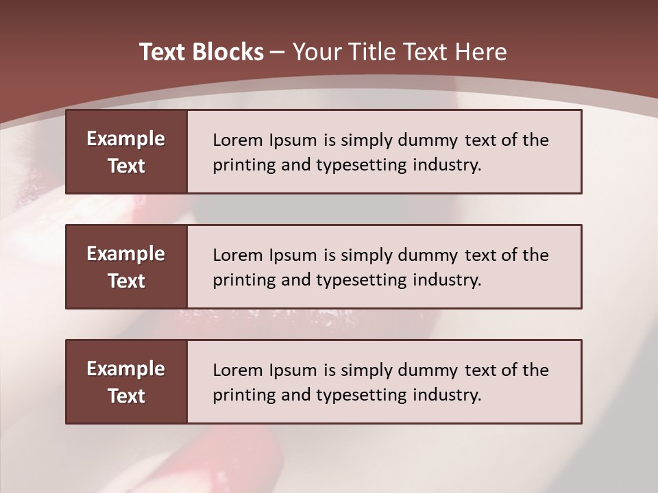 Tissue Gothic Woman PowerPoint Template