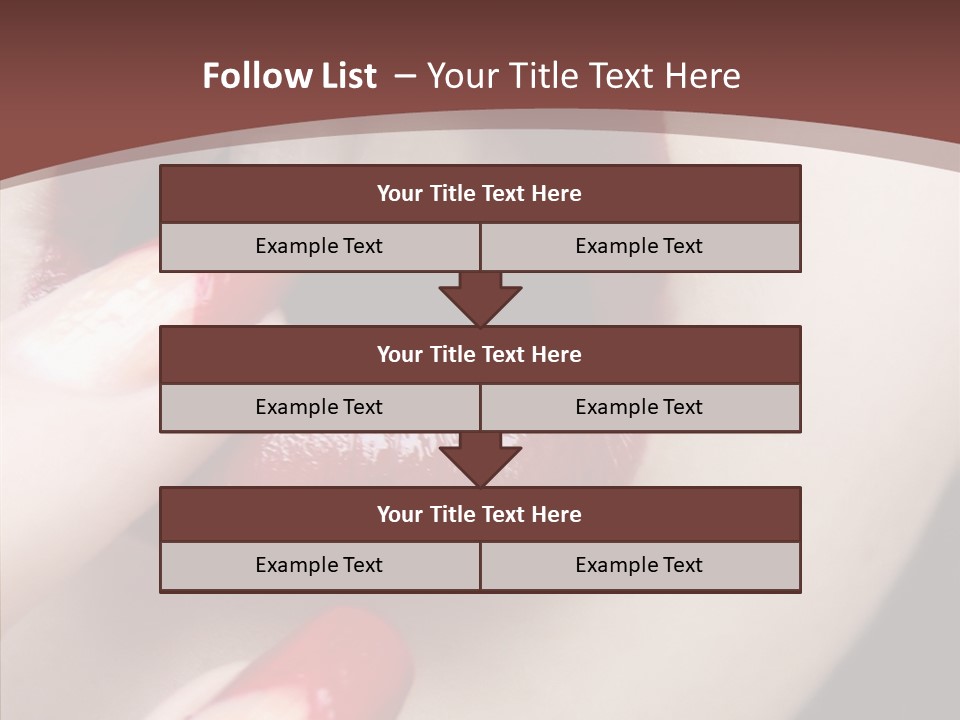 Tissue Gothic Woman PowerPoint Template