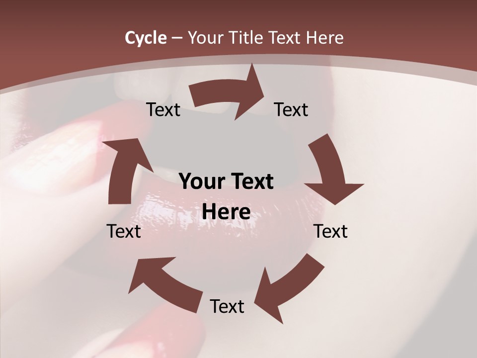 Tissue Gothic Woman PowerPoint Template