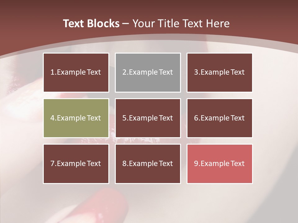 Tissue Gothic Woman PowerPoint Template