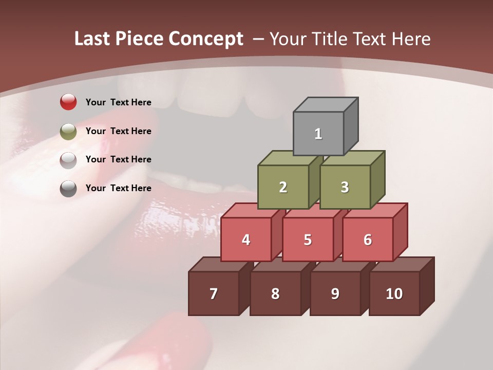 Tissue Gothic Woman PowerPoint Template