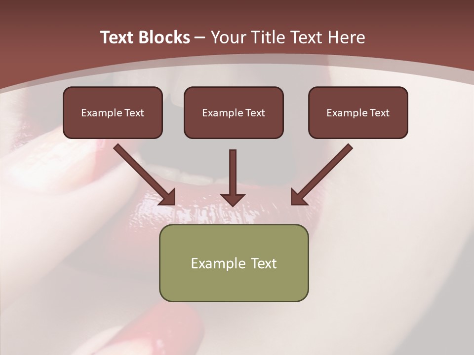 Tissue Gothic Woman PowerPoint Template
