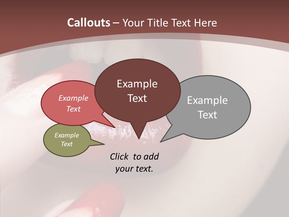 Tissue Gothic Woman PowerPoint Template