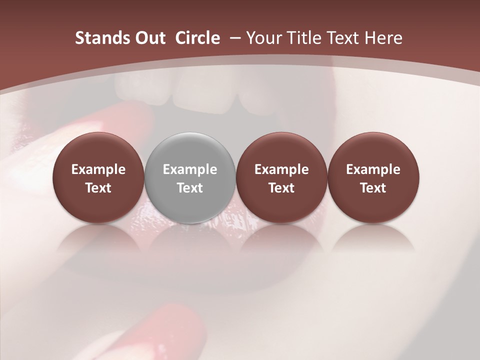 Tissue Gothic Woman PowerPoint Template