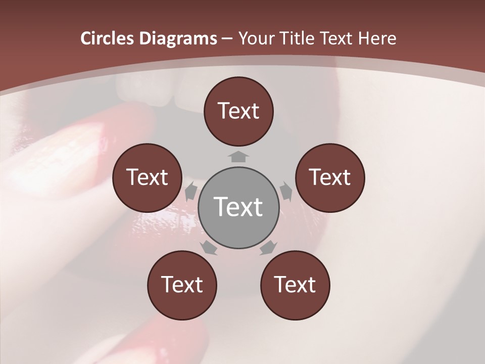 Tissue Gothic Woman PowerPoint Template