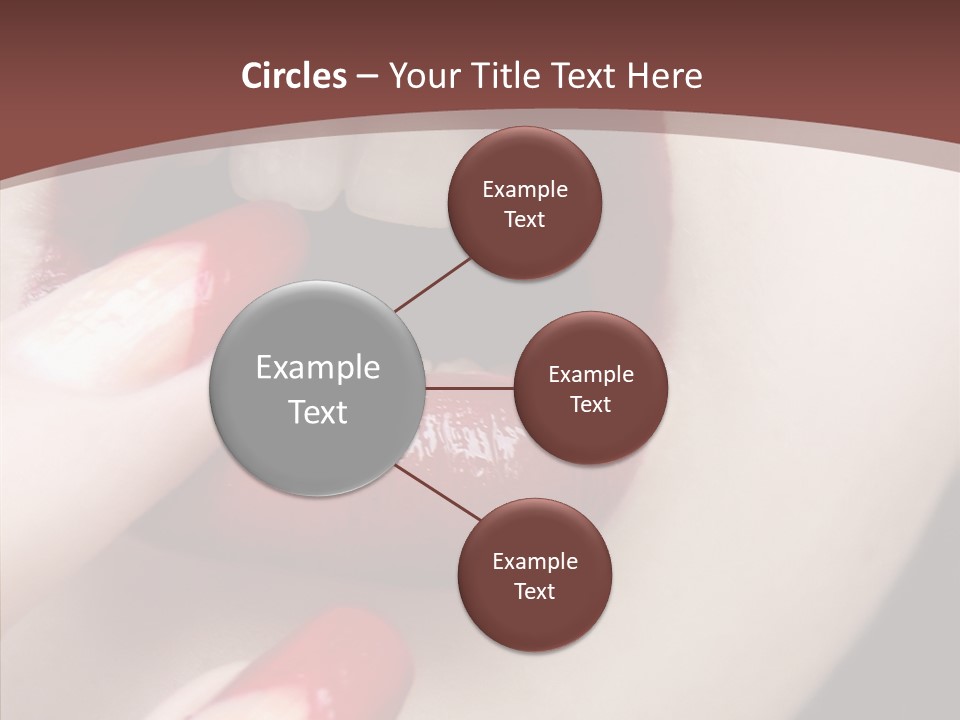 Tissue Gothic Woman PowerPoint Template