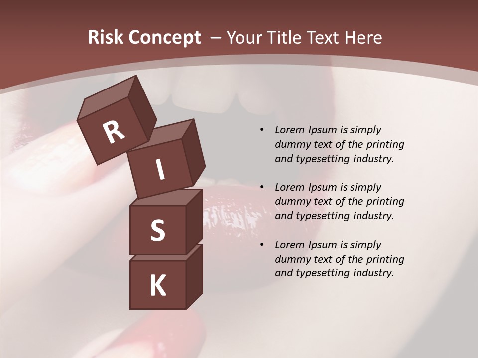 Tissue Gothic Woman PowerPoint Template