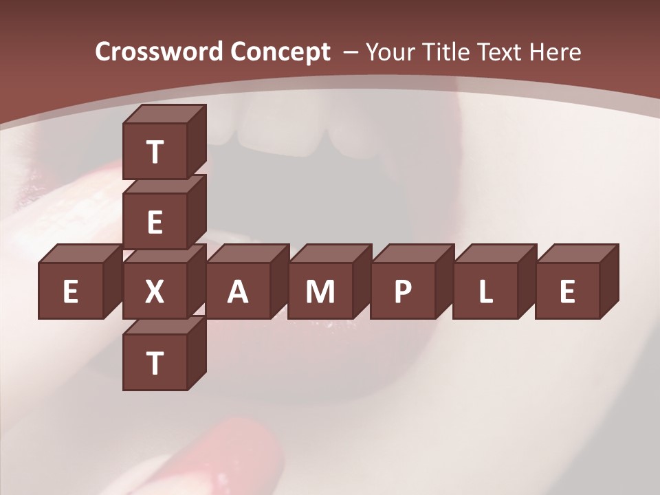 Tissue Gothic Woman PowerPoint Template