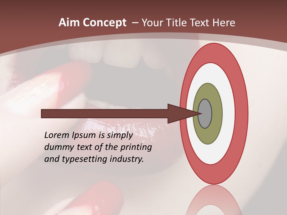 Tissue Gothic Woman PowerPoint Template