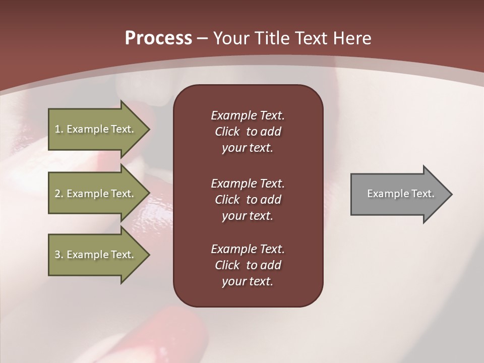 Tissue Gothic Woman PowerPoint Template