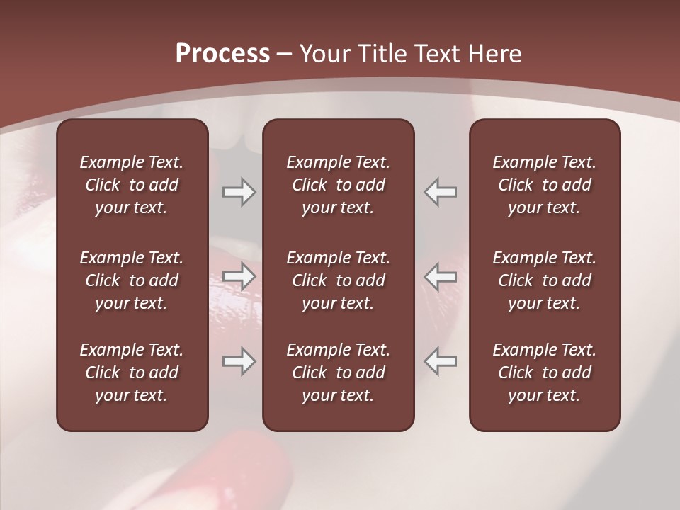 Tissue Gothic Woman PowerPoint Template