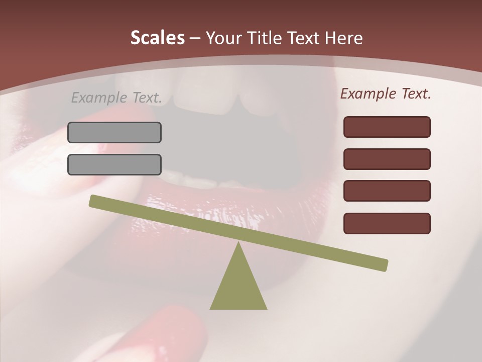 Tissue Gothic Woman PowerPoint Template