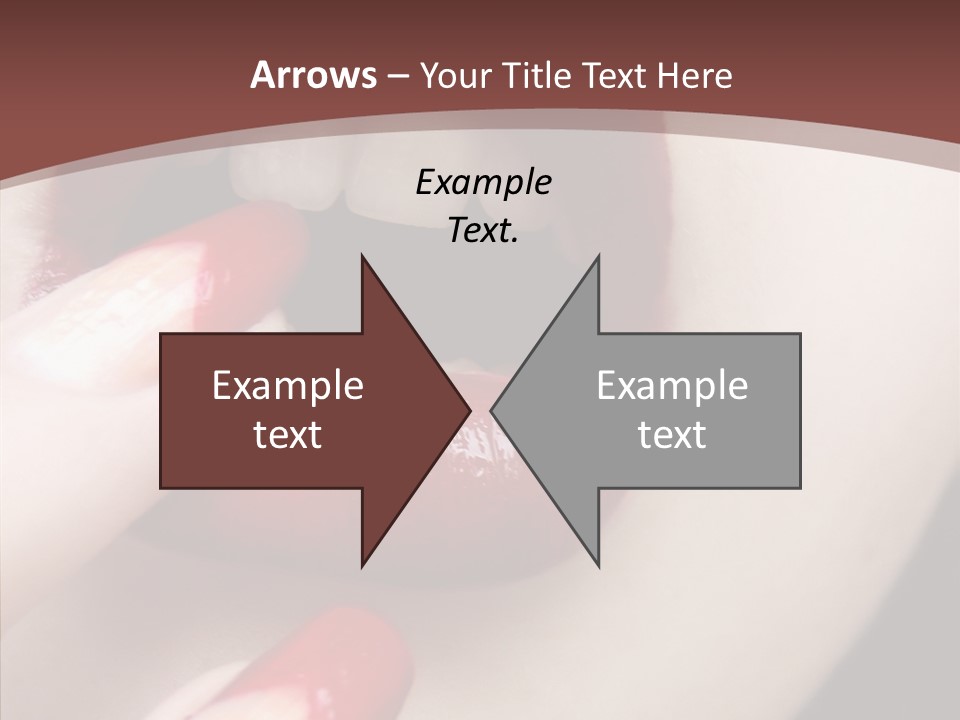 Tissue Gothic Woman PowerPoint Template