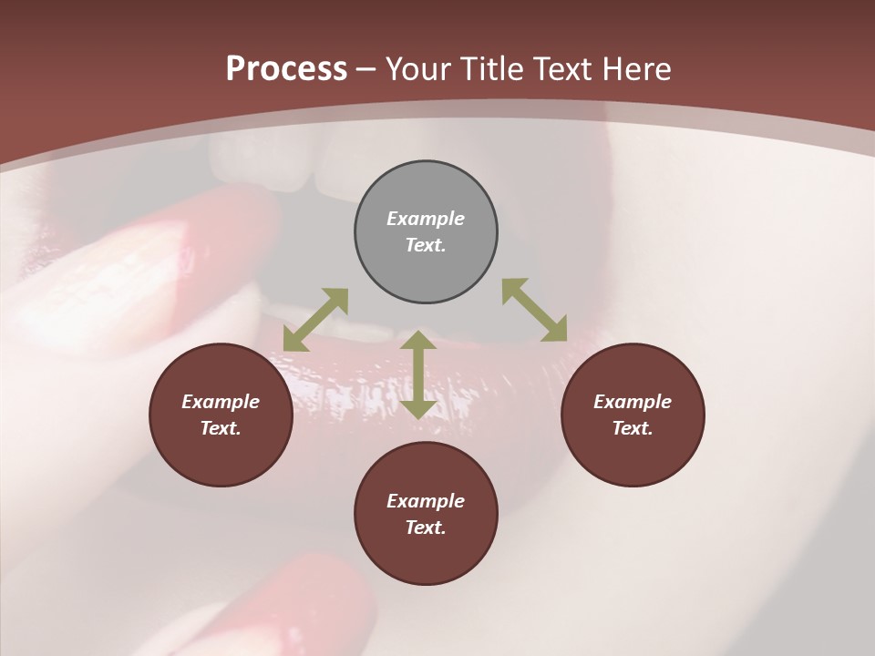 Tissue Gothic Woman PowerPoint Template