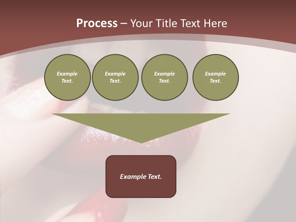 Tissue Gothic Woman PowerPoint Template