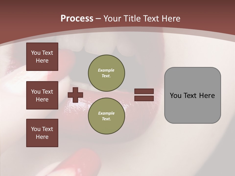 Tissue Gothic Woman PowerPoint Template