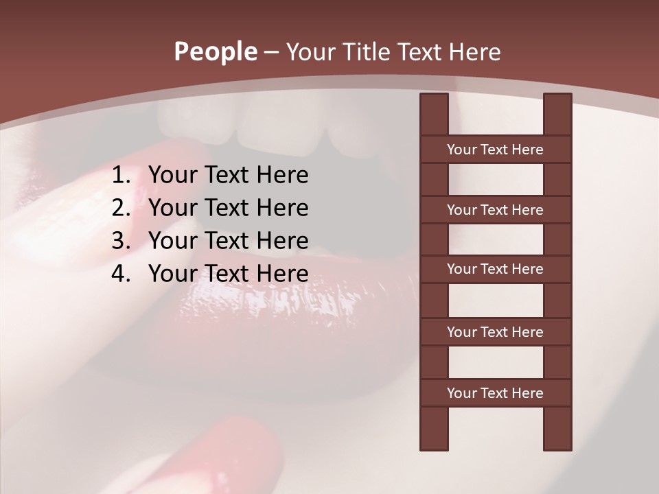 Tissue Gothic Woman PowerPoint Template