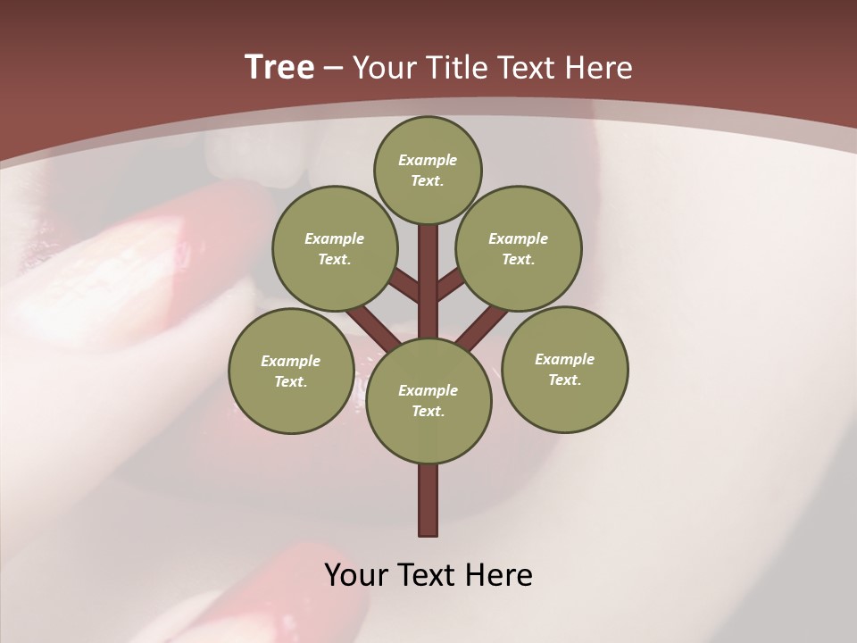 Tissue Gothic Woman PowerPoint Template