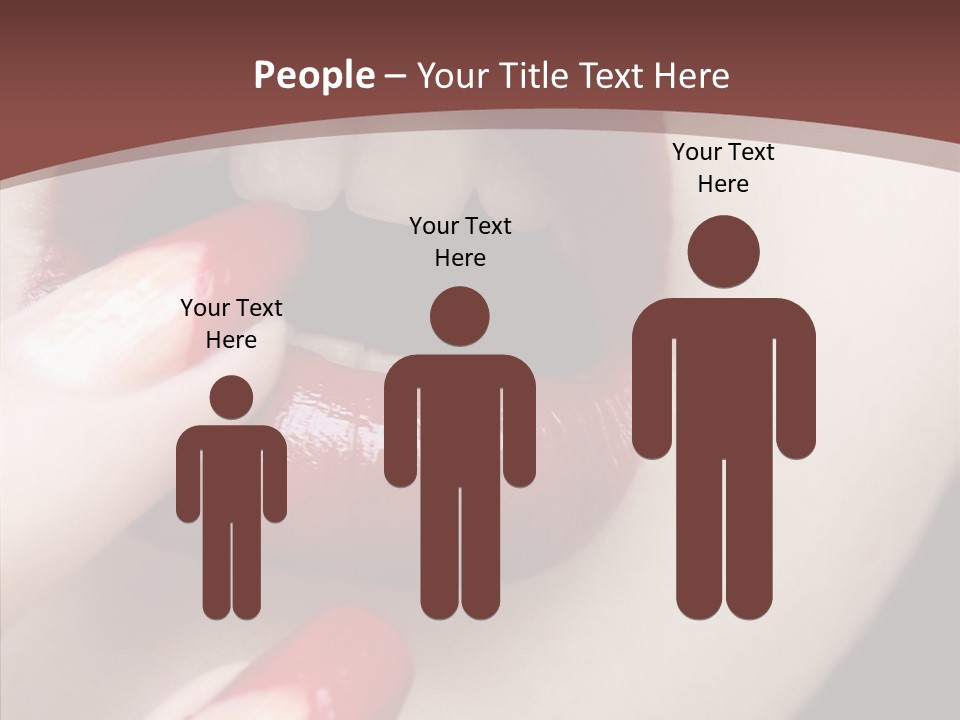 Tissue Gothic Woman PowerPoint Template