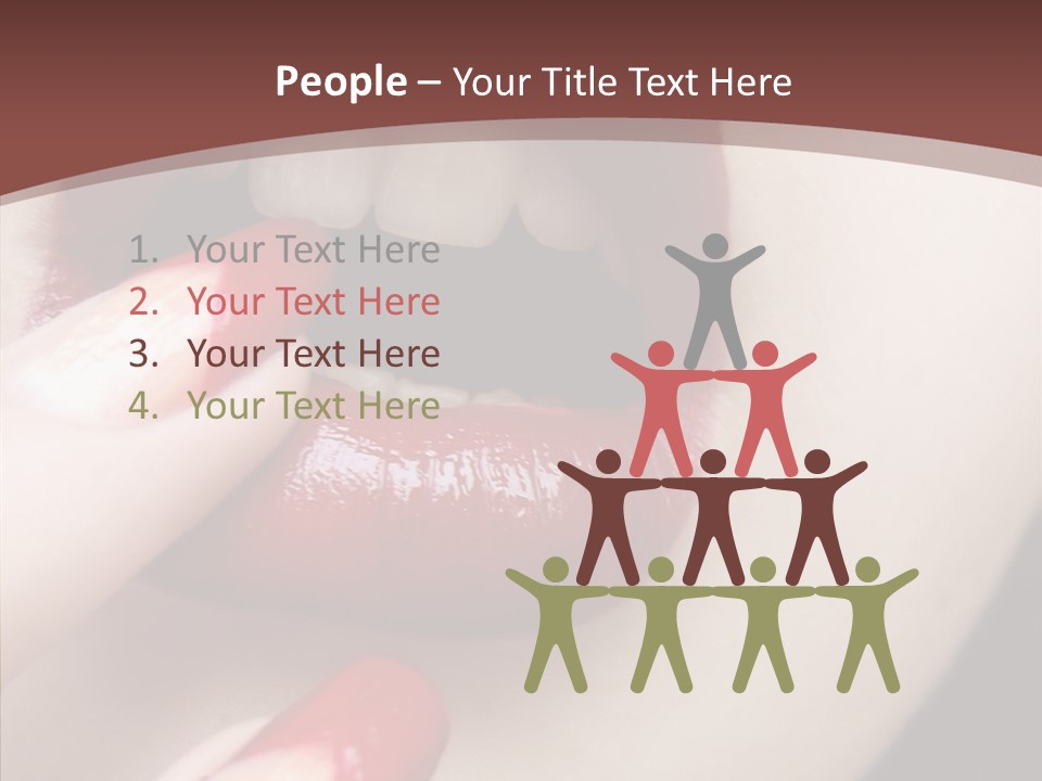 Tissue Gothic Woman PowerPoint Template