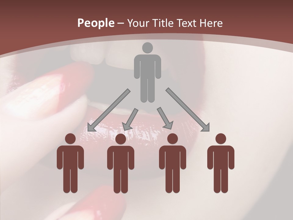 Tissue Gothic Woman PowerPoint Template