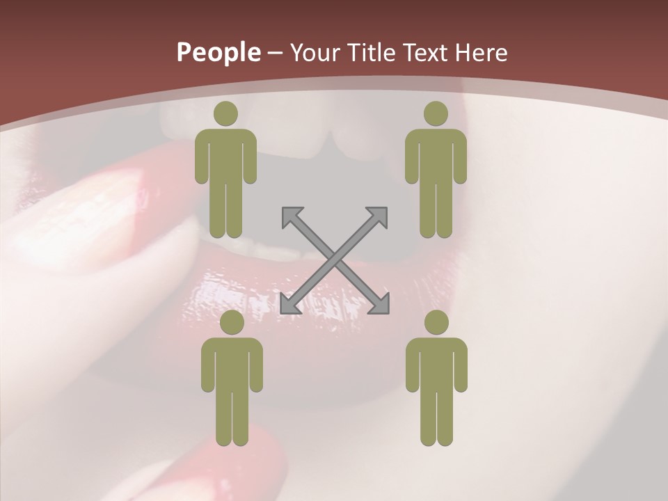 Tissue Gothic Woman PowerPoint Template