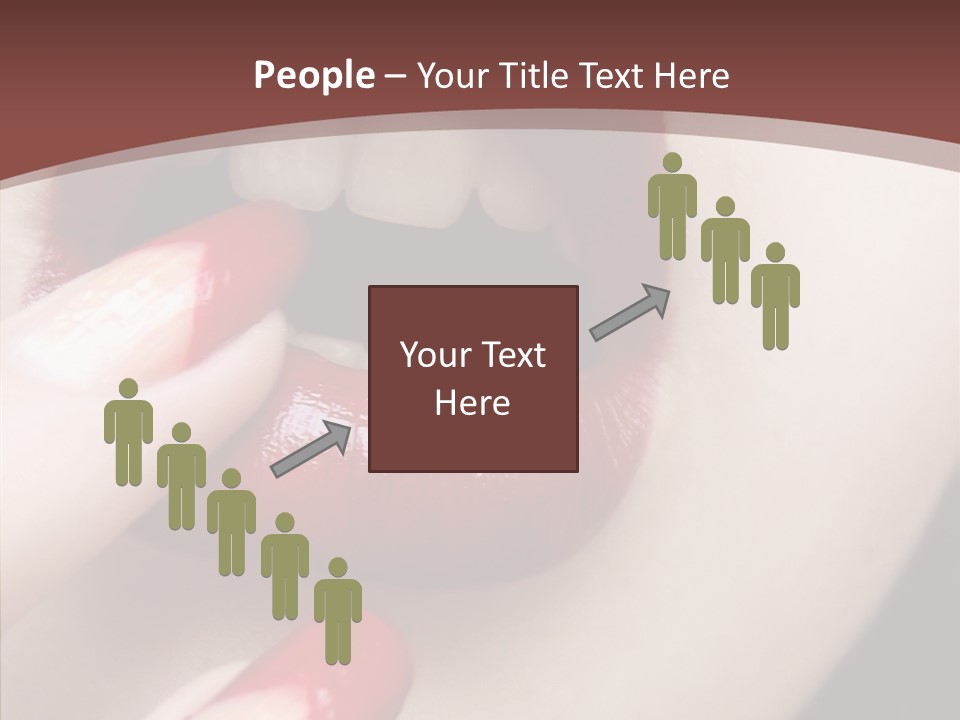 Tissue Gothic Woman PowerPoint Template