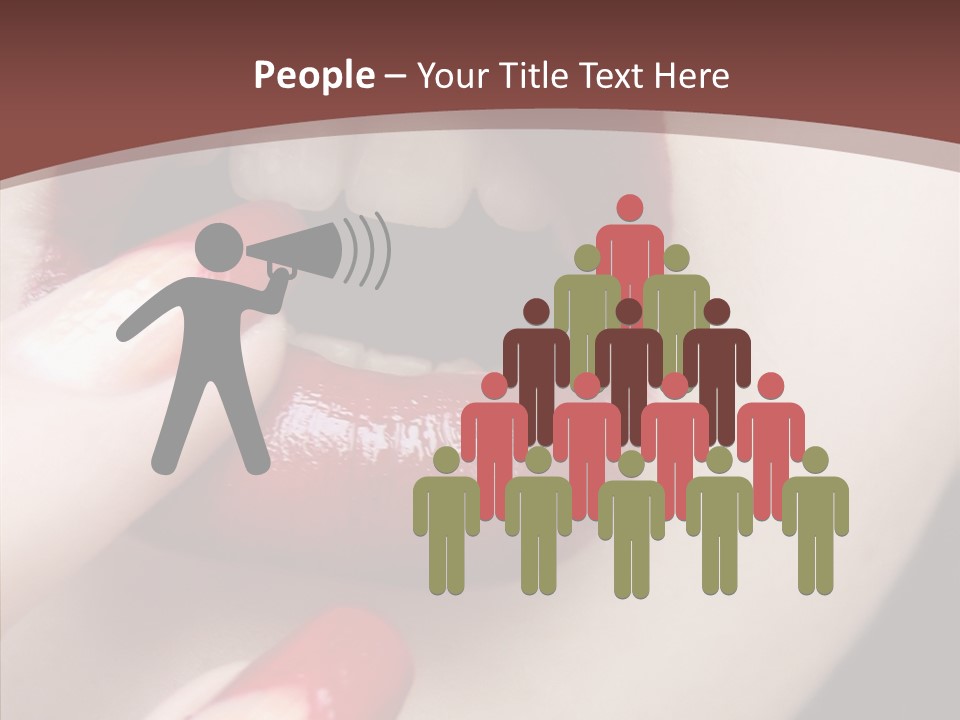 Tissue Gothic Woman PowerPoint Template