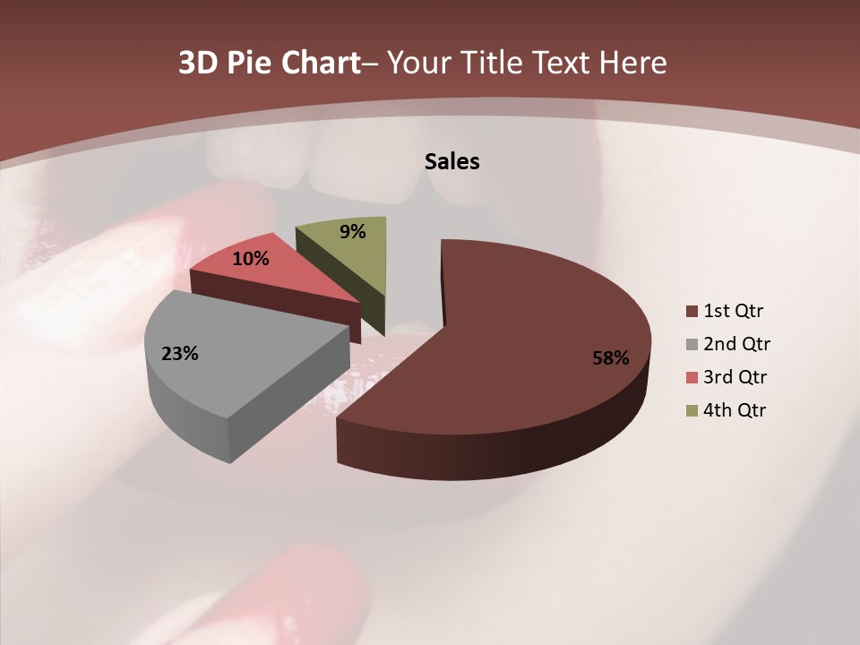 Tissue Gothic Woman PowerPoint Template