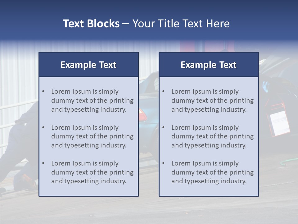 Tool Assistance Tow PowerPoint Template