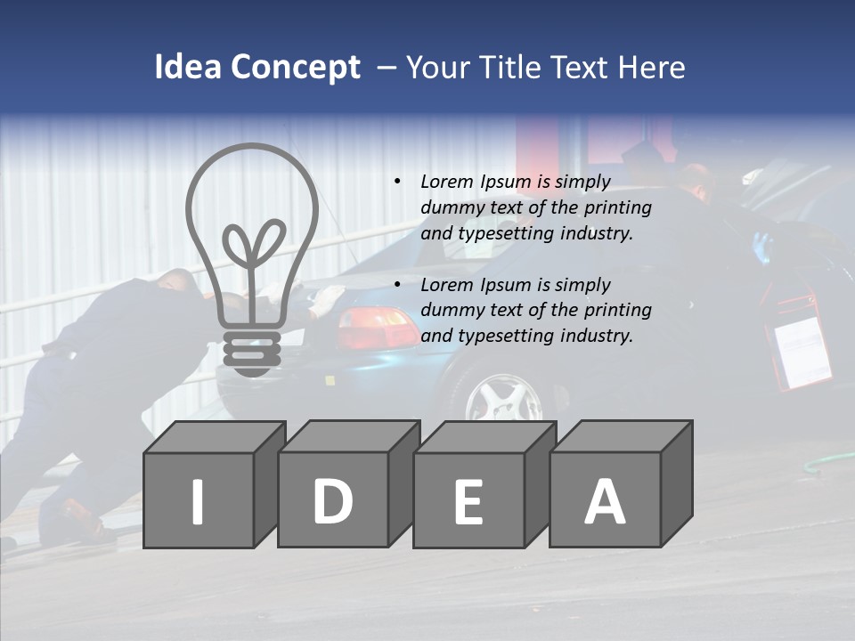 Tool Assistance Tow PowerPoint Template
