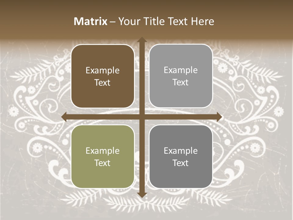 Gray Background Illustration PowerPoint Template