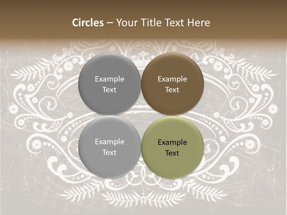 Gray Background Illustration PowerPoint Template