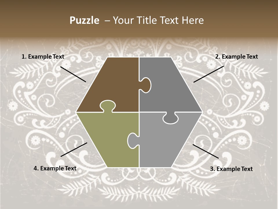 Gray Background Illustration PowerPoint Template