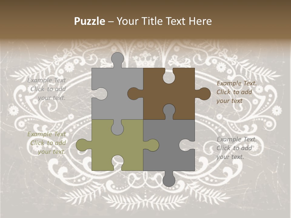 Gray Background Illustration PowerPoint Template