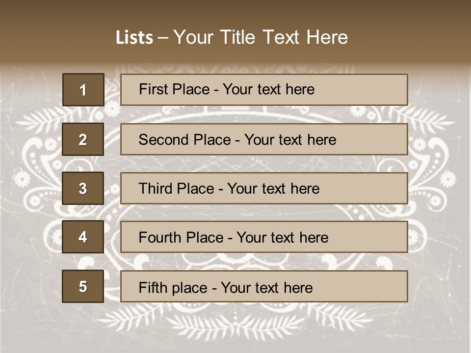 Gray Background Illustration PowerPoint Template