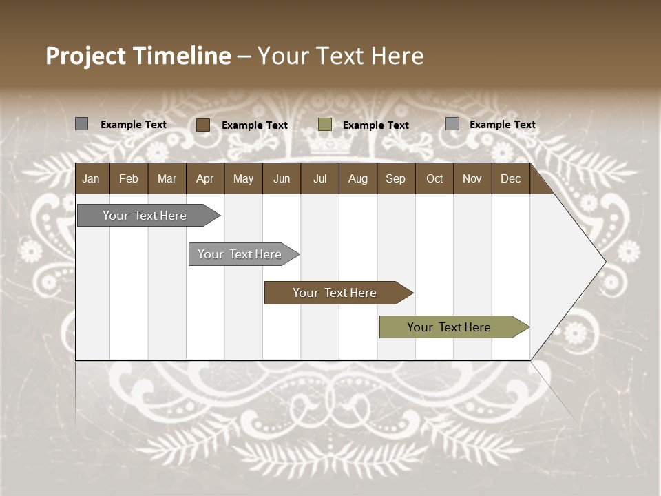 Gray Background Illustration PowerPoint Template