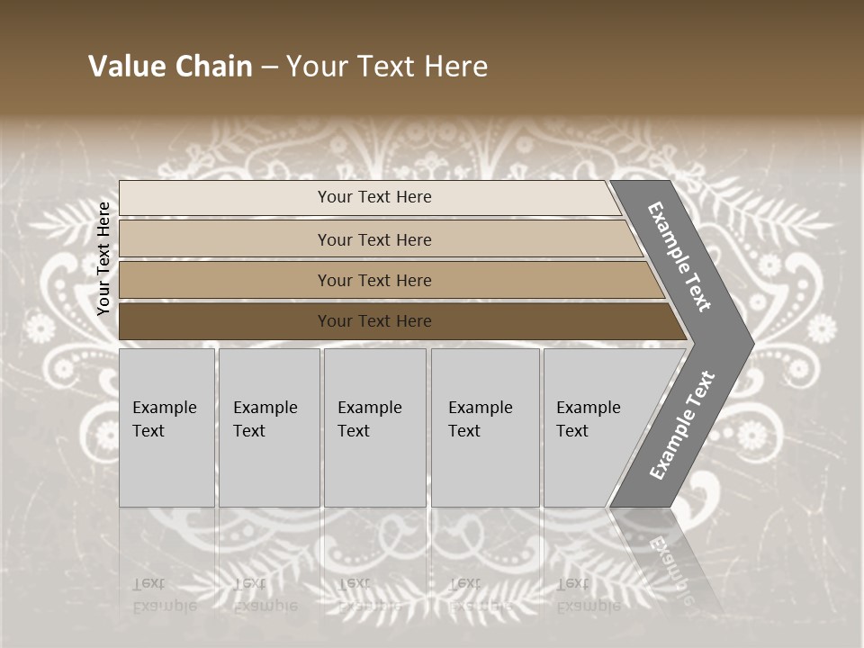 Gray Background Illustration PowerPoint Template