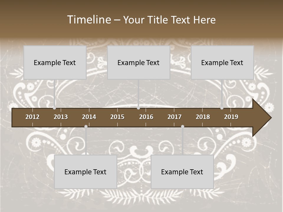 Gray Background Illustration PowerPoint Template