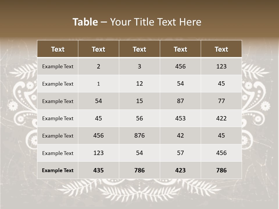 Gray Background Illustration PowerPoint Template