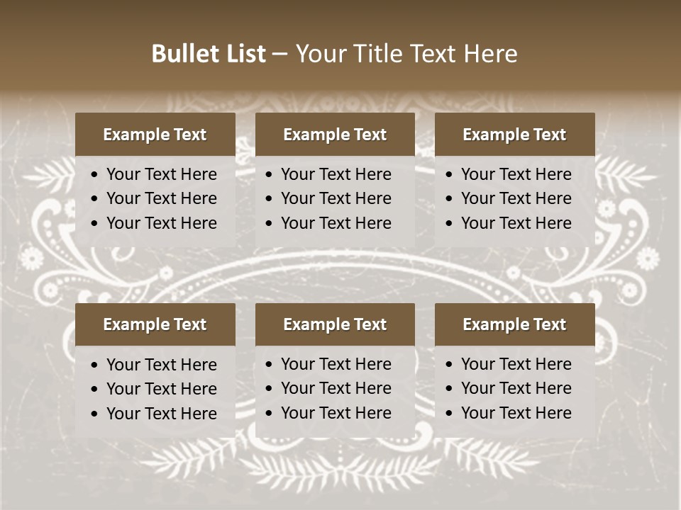 Gray Background Illustration PowerPoint Template