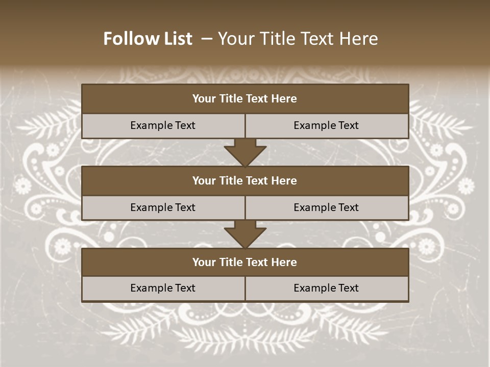 Gray Background Illustration PowerPoint Template