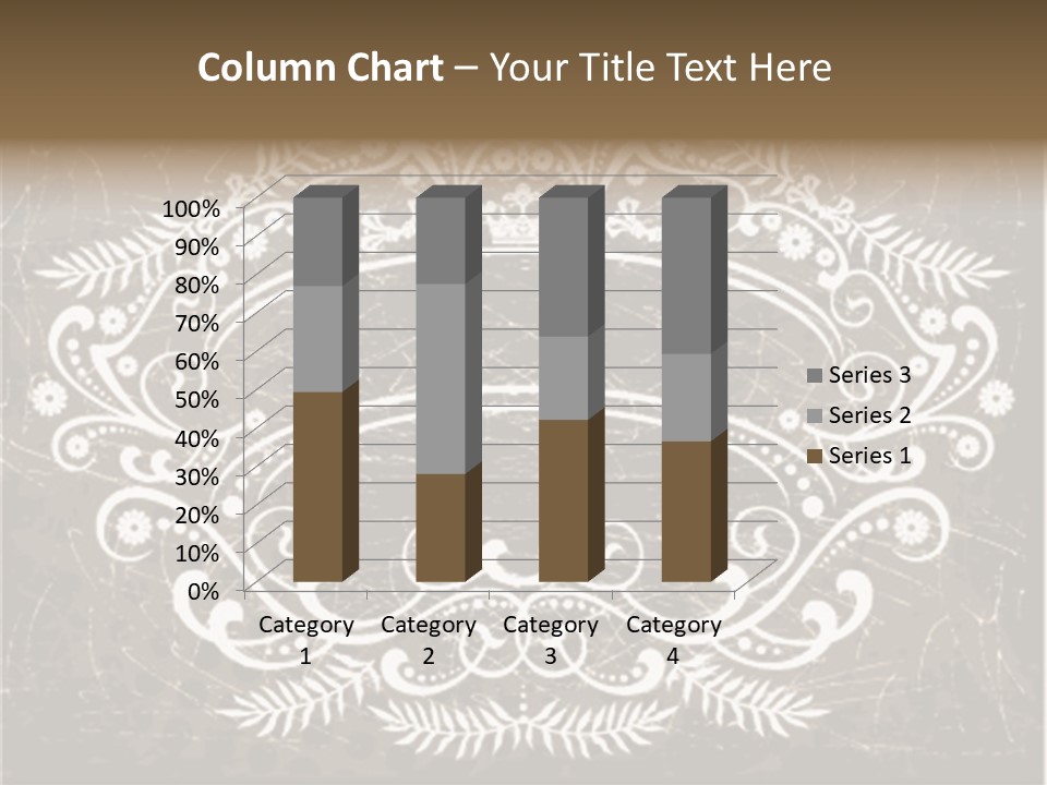 Gray Background Illustration PowerPoint Template