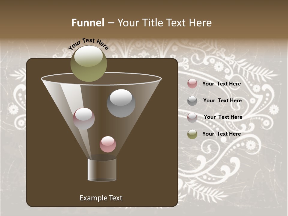 Gray Background Illustration PowerPoint Template